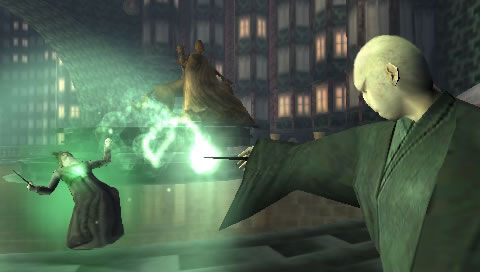 Videojoc de la cinquena peli
Lluita entre en Dumbledore i en Voldemort
