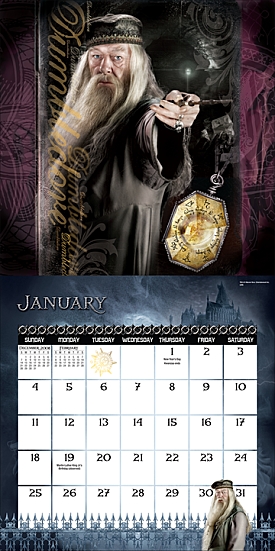 Calendari
En Dumbledore amb el medall
